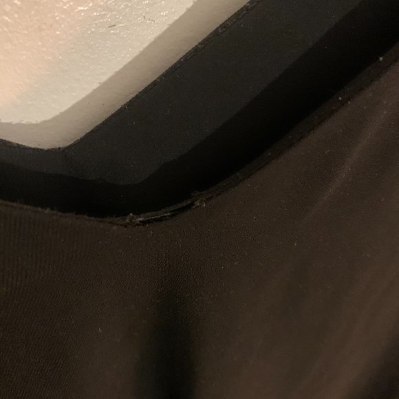 Black Lined Chiffon Tank - Picture 6 of 8